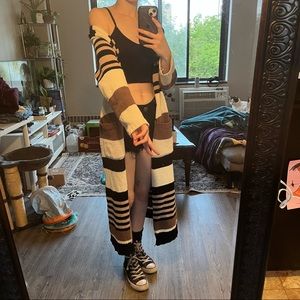 🧶Striped Knitted Cardigan